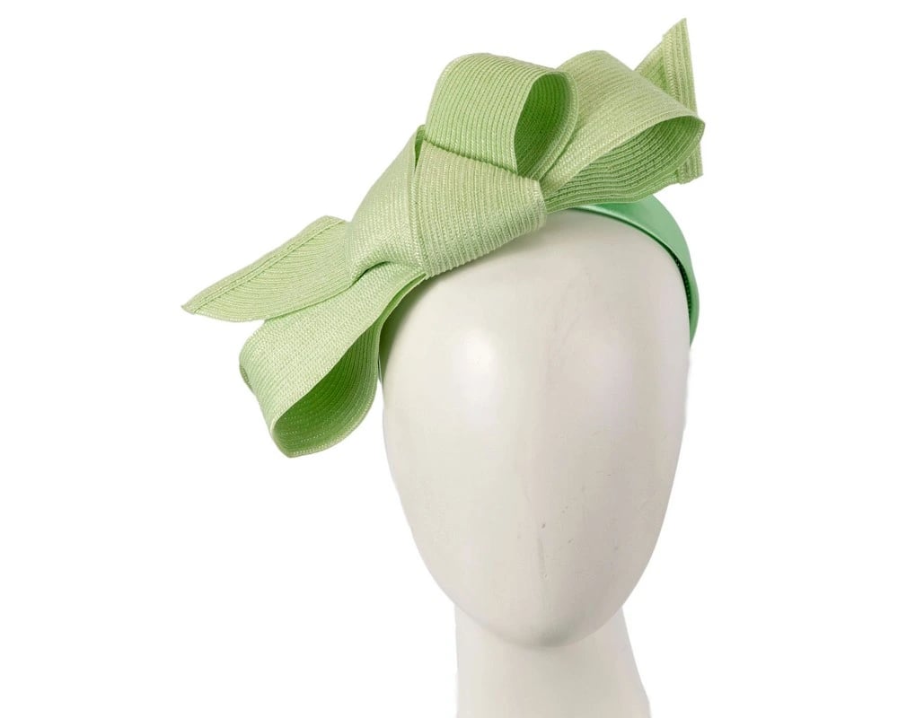 Harper Sage Fascinator - Lime