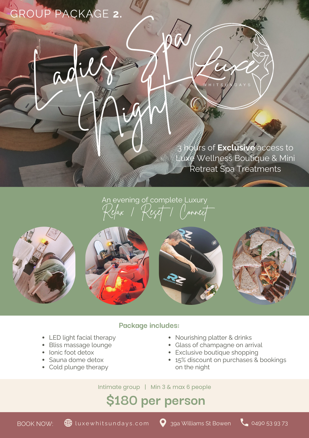 Group Package 2 - Ladies Night
