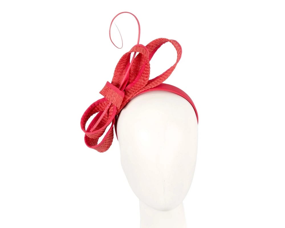 Lola Grace Fascinator - Red