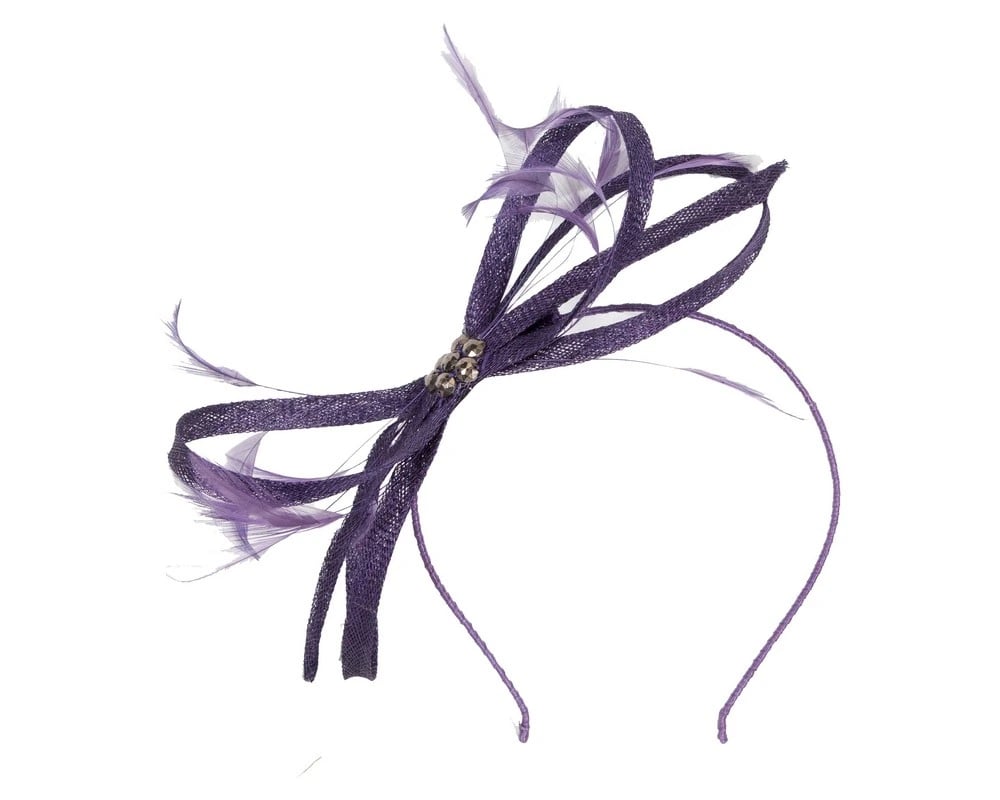 Elara Fascinator - Purple