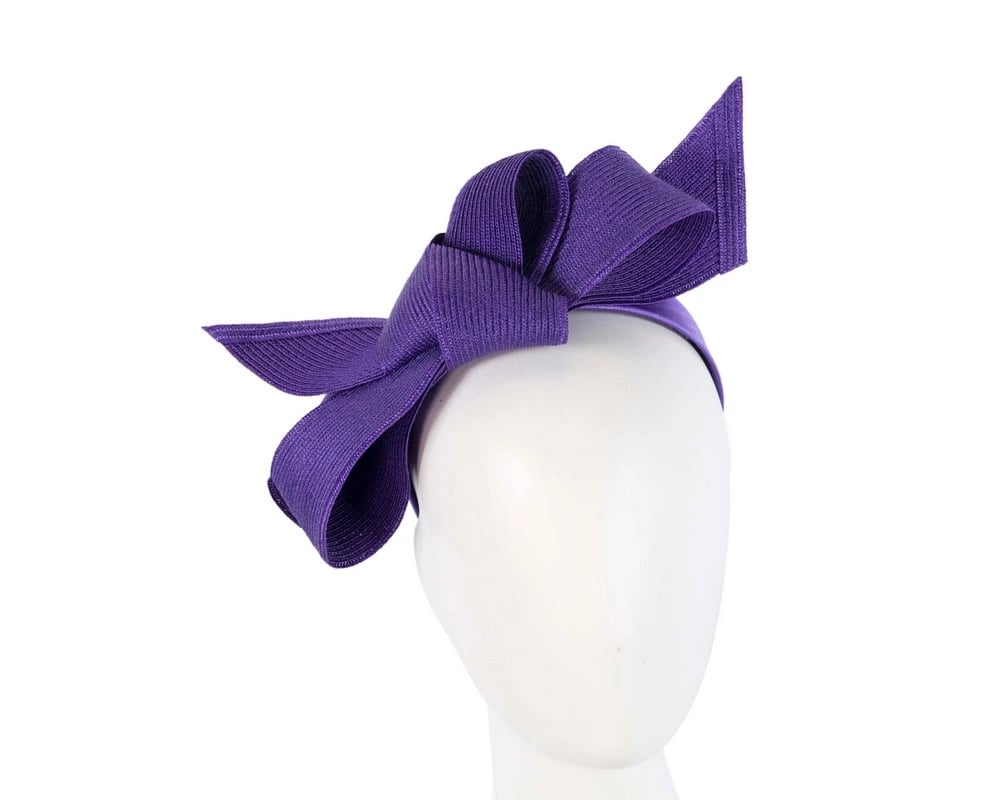 Harper Sage Fascinator - Purple