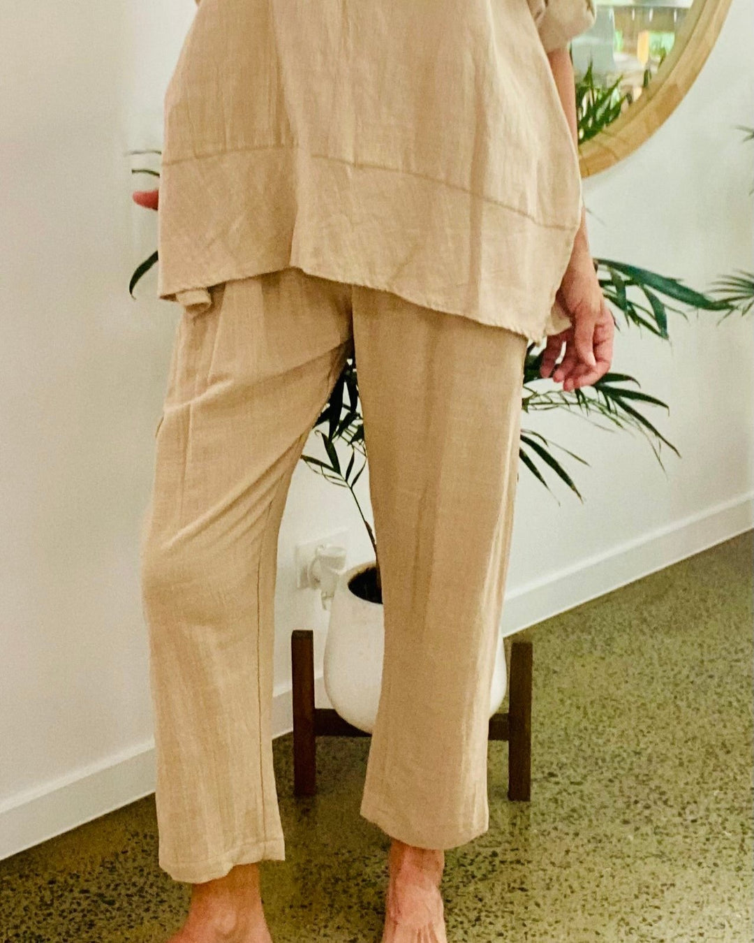 Orion Pant in Mushroom