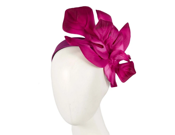 Eden Fern Fascinator - Fuchsia