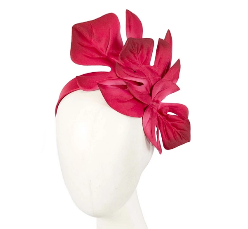 Eden Fern Fascinator - Red