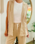Taryn Vest in Mushroom