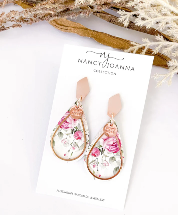 Amelia Floral Teardrops