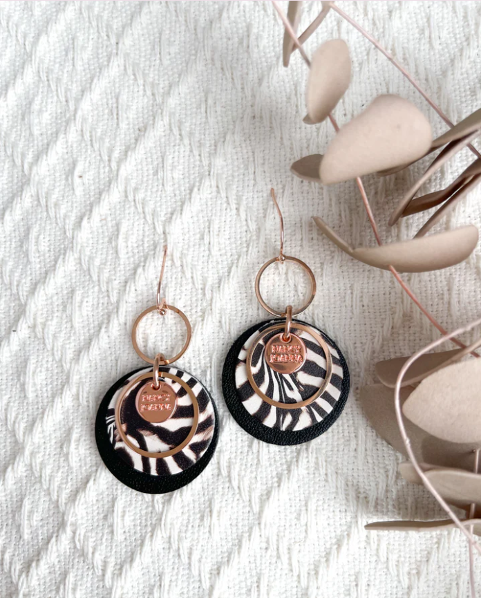 Untamed Stride Zebra Double Ring