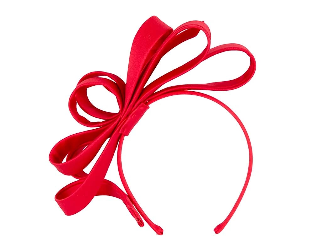 Ava Bow Fascinator - Red