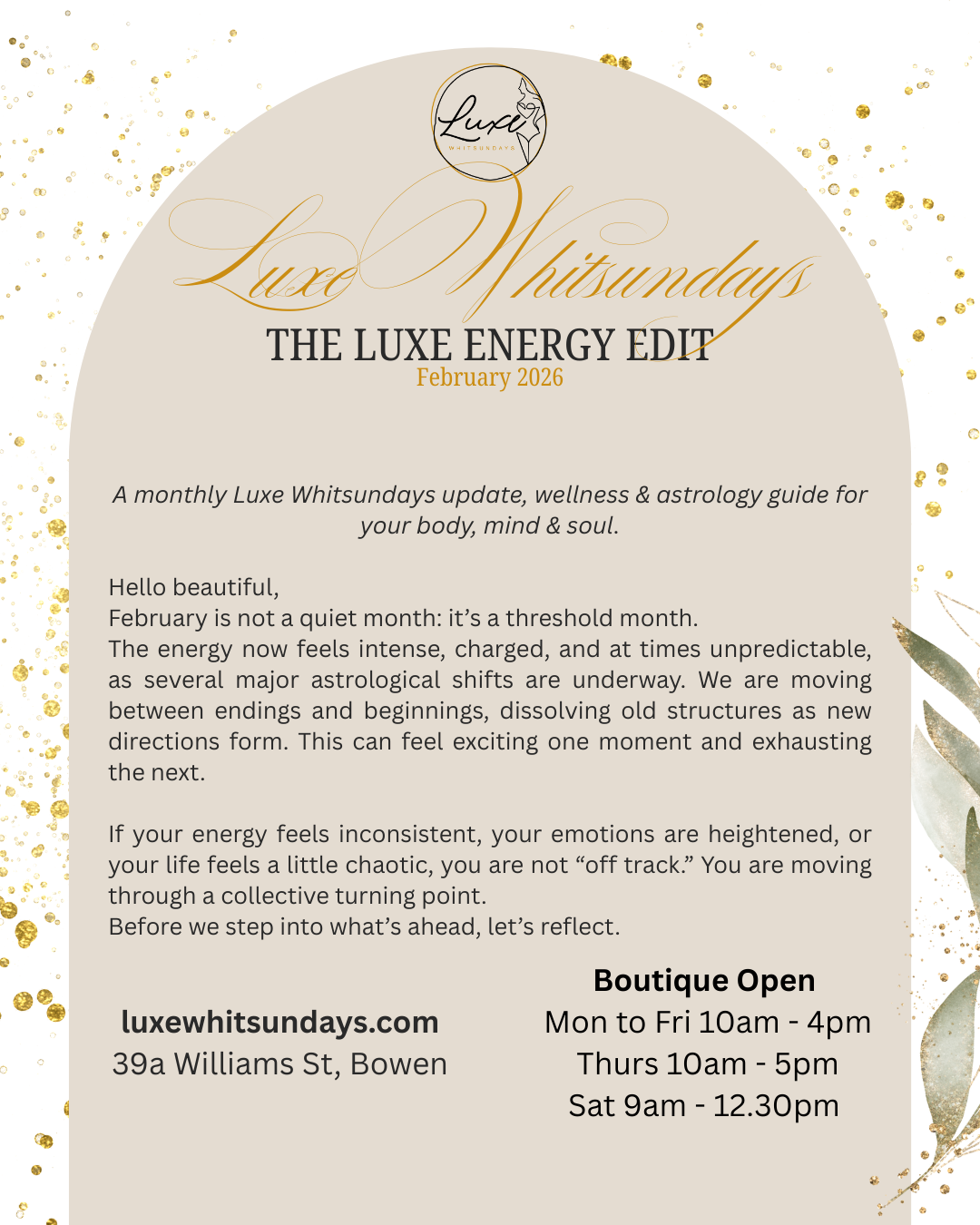 FEBRUARY MONTHLY NEWSLETTER