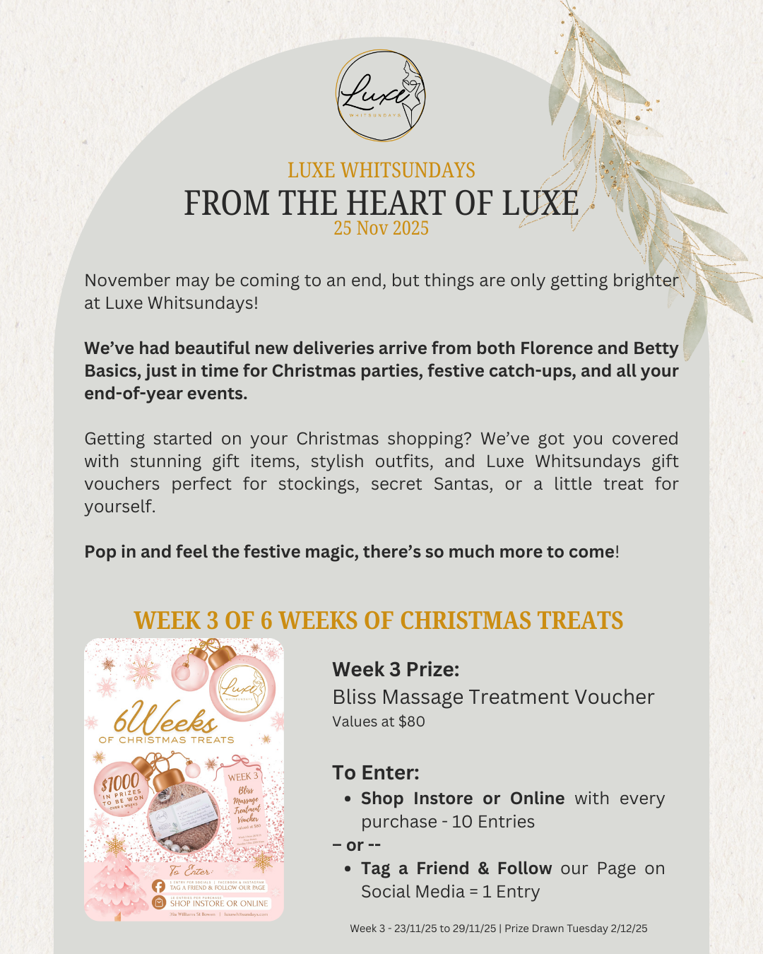FROM THE HEART OF LUXE - 25 Nov 2025