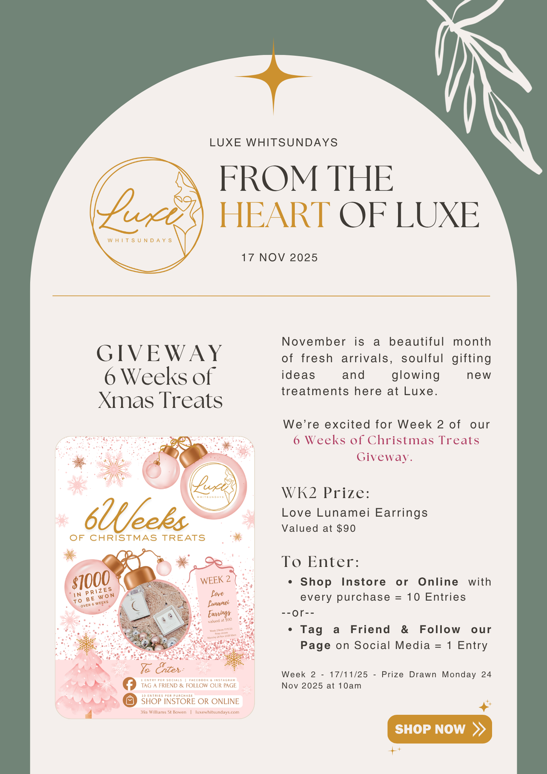 From the Heart of Luxe - 19Nov