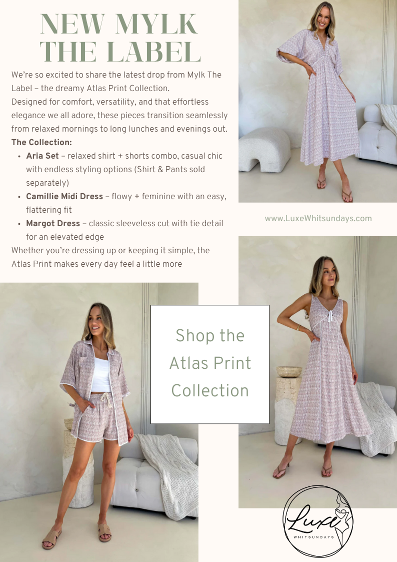 18/08/25 - Atlas Print has landed at Luxe Whitsundays! 