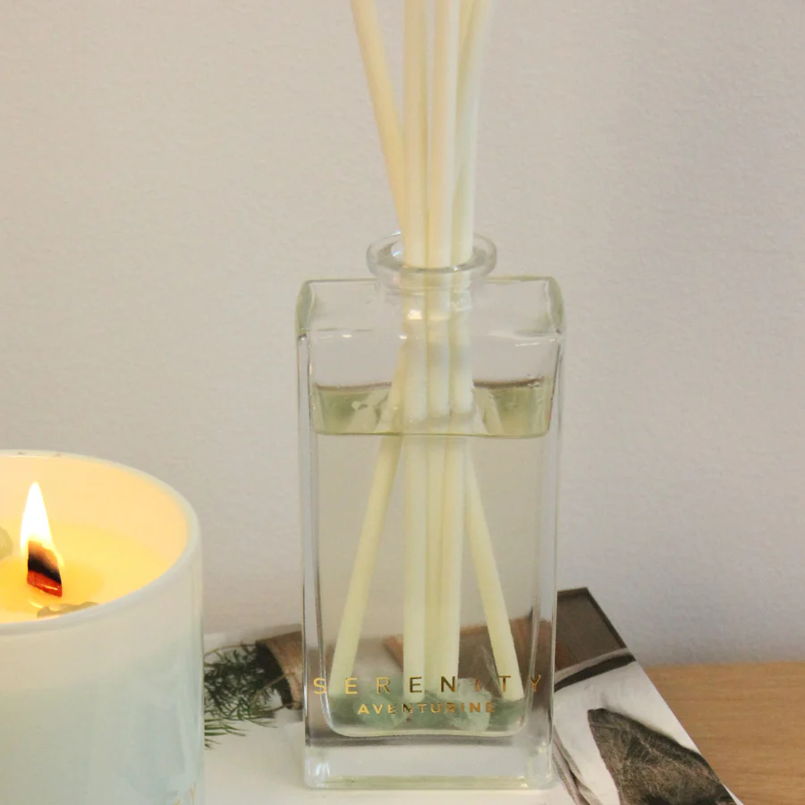 ABUNDANCE AVENTURINE CRYSTAL 130ML DIFFUSER