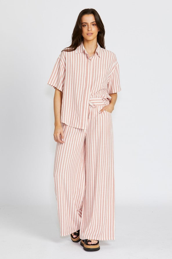 Clementine Pant | Rosewood Stripe
