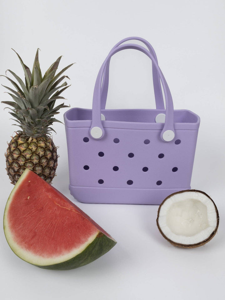 Aloha Vegan Tote Bag - Light Purple - Small