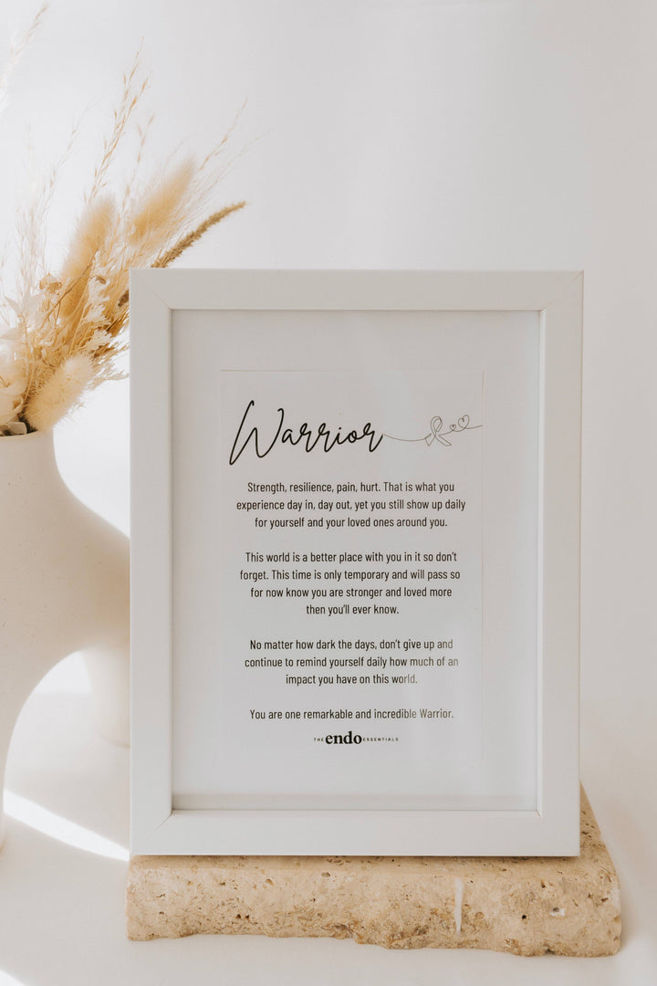 Warrior Inspiring Print