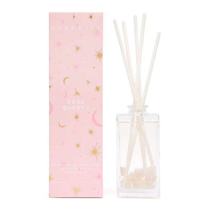 Love Rose Quartz Crystal 130ml Diffuser