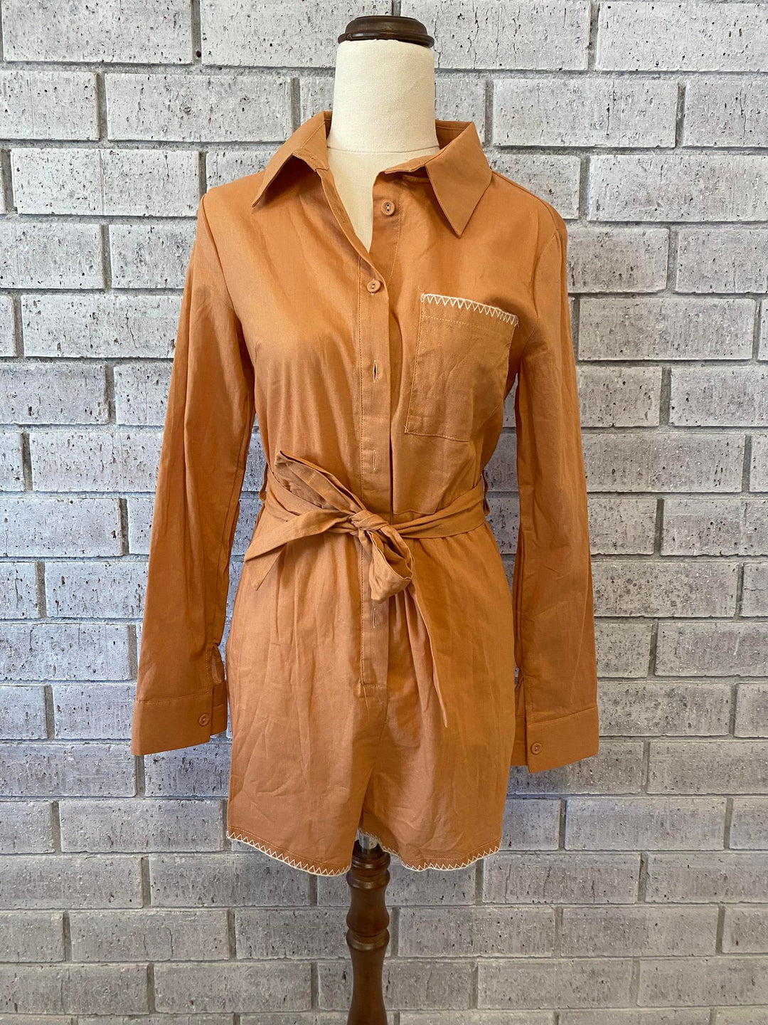 Celebration Playsuit - Rust