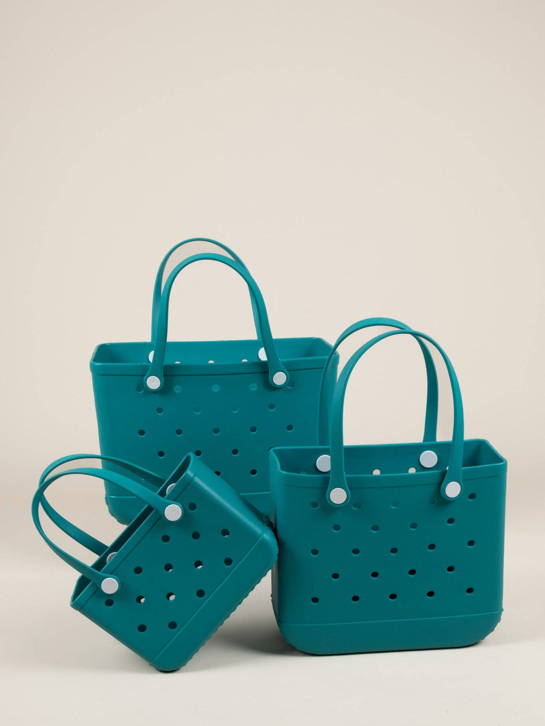 Aloha Vegan Tote Bag - Teal - Medium