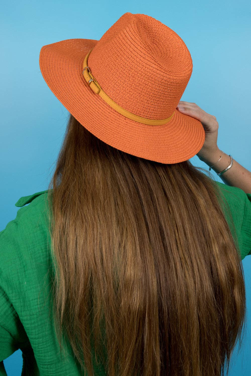 Fedora Sun Hat - Cannes - Orange