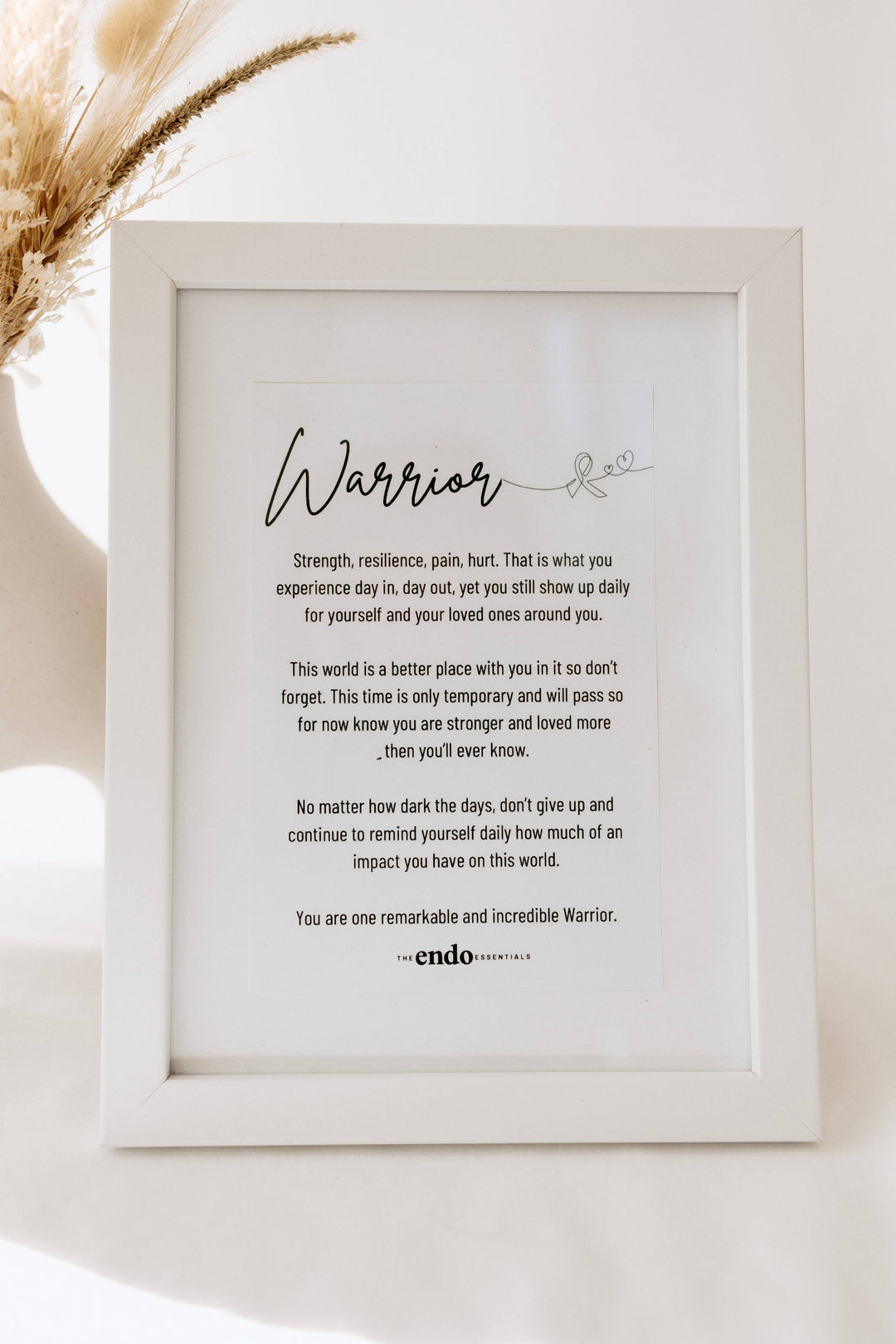 Warrior Inspiring Print