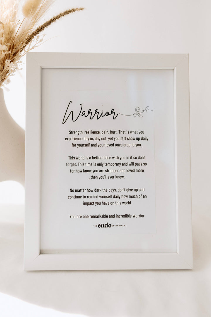 Warrior Inspiring Print