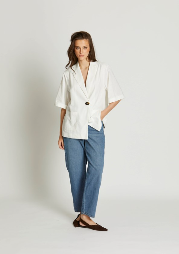 Amber Jacket | White