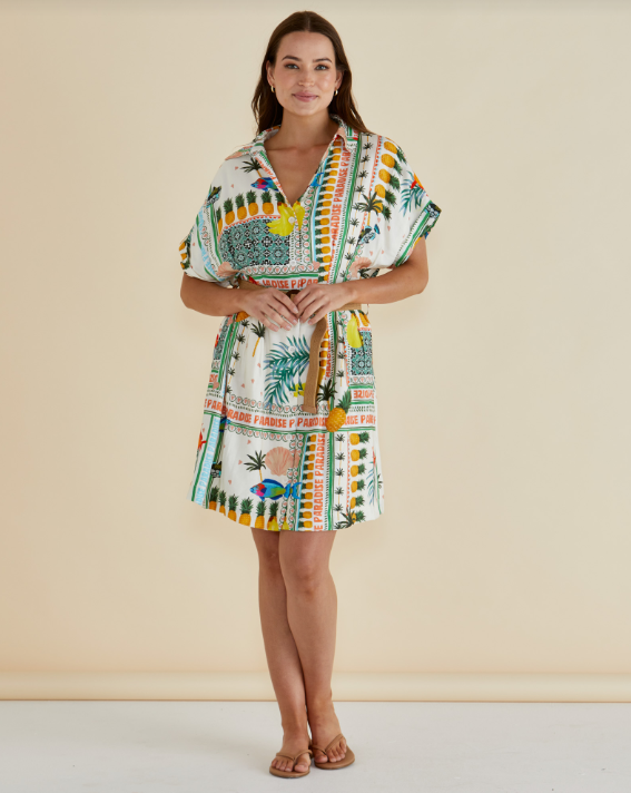 Archer Dress | Paradise Print