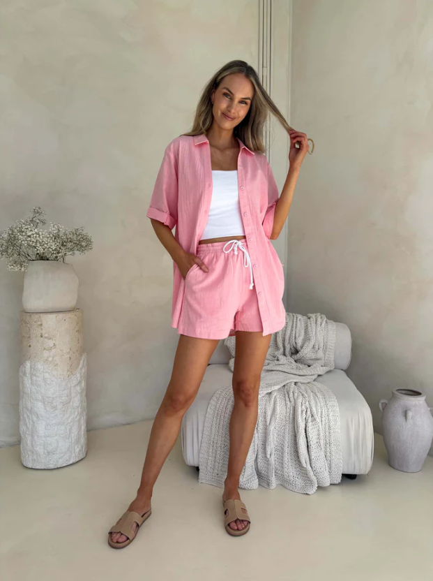 Aria Pants | Pink