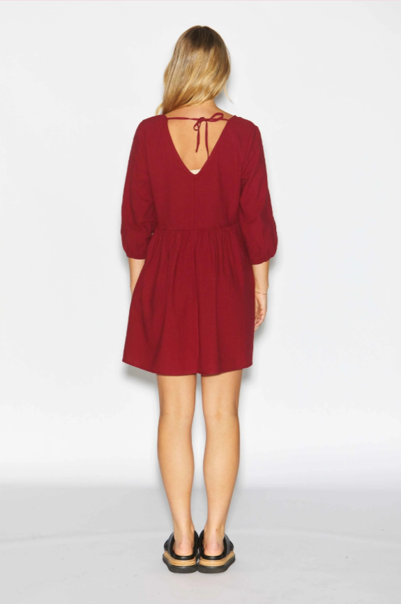 Aria Dress | Wine