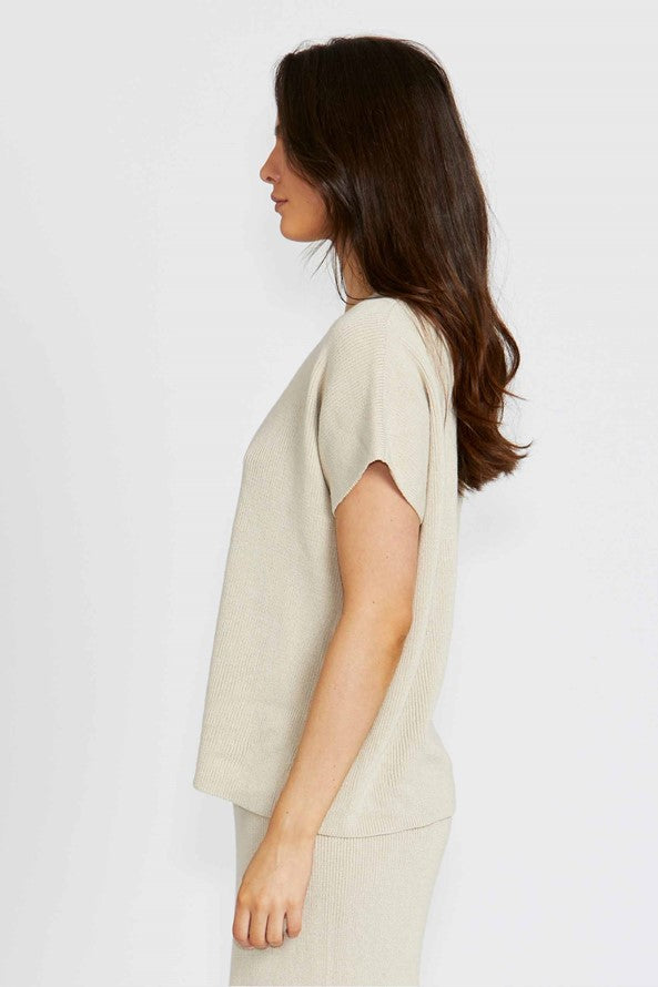 Bonnie Knit | Biscuit