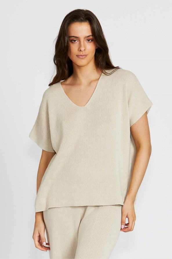 Bonnie Knit | Biscuit