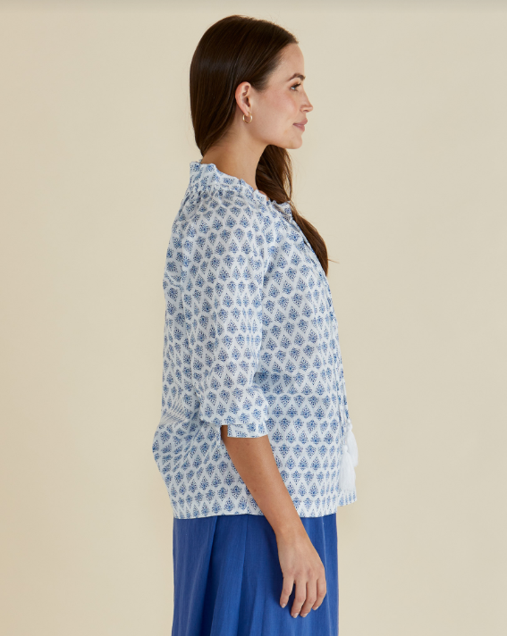 Charli Blouse | Blue Lotus