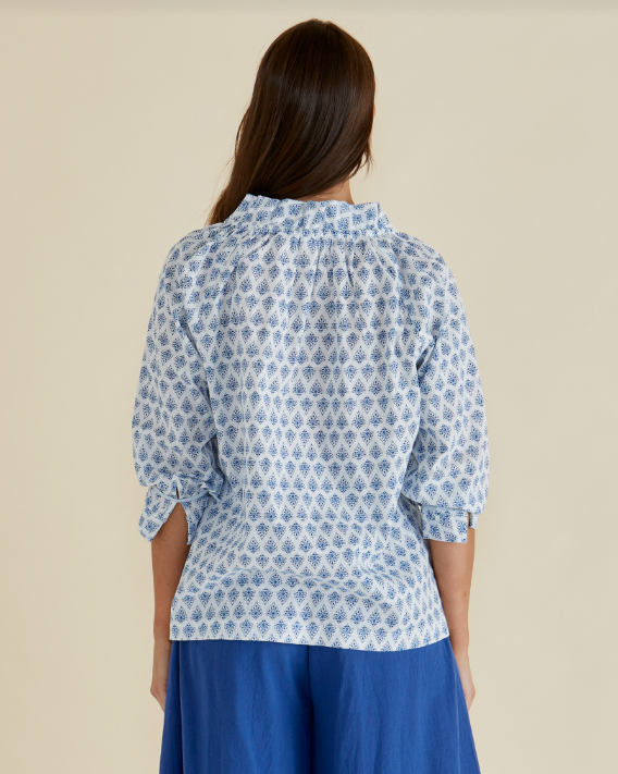 Charli Blouse | Blue Lotus