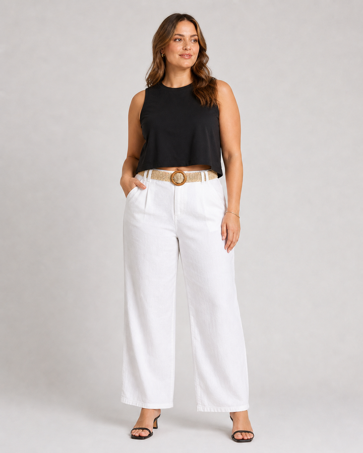 Calile Resort Pants | White
