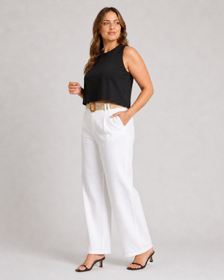 Calile Resort Pants | White