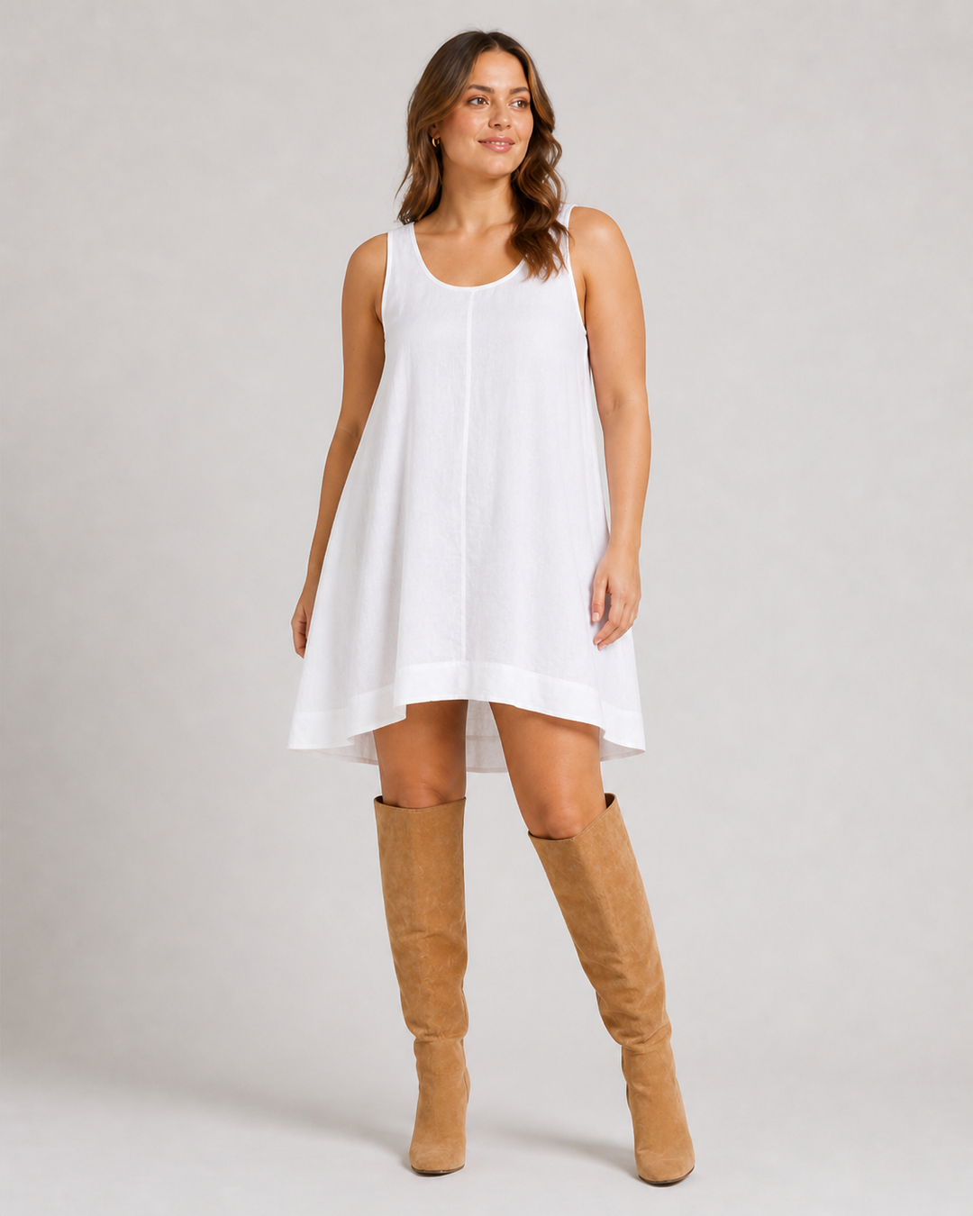 Gaia Dress | White