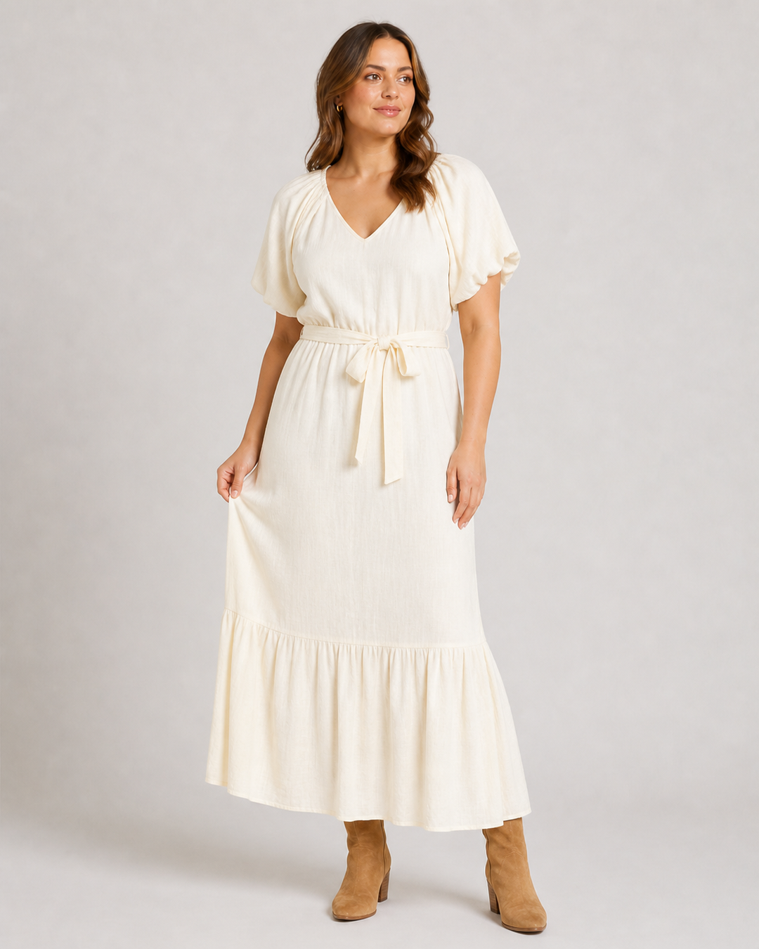 Delphine Dress | Natural