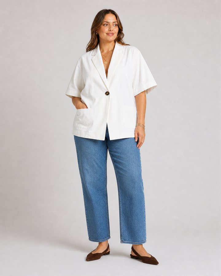 Amber Jacket | White