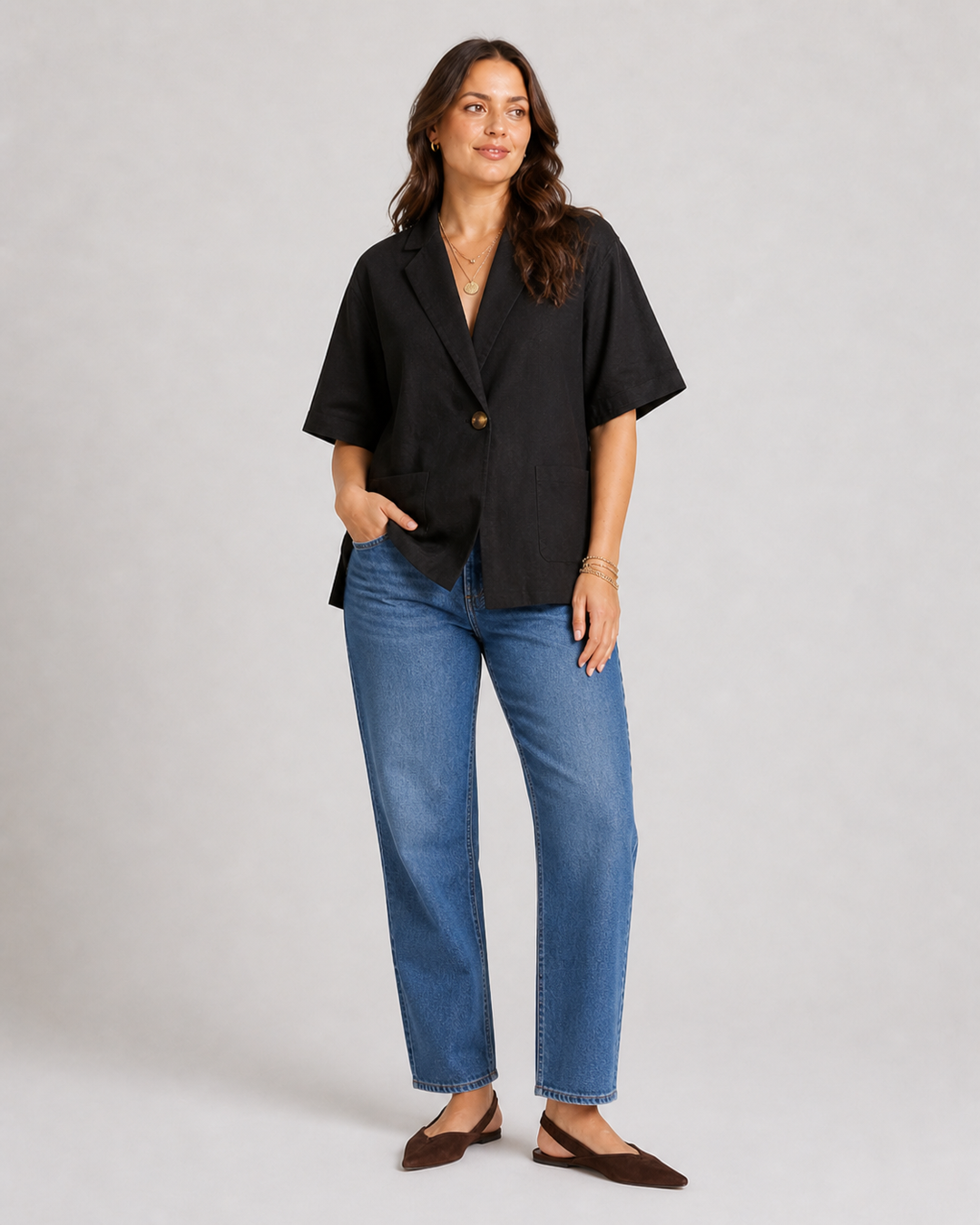 Amber Jacket | Black