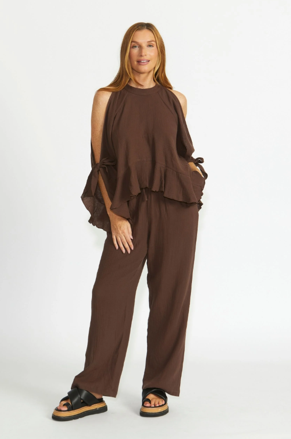 Claire Pant | Chocolate