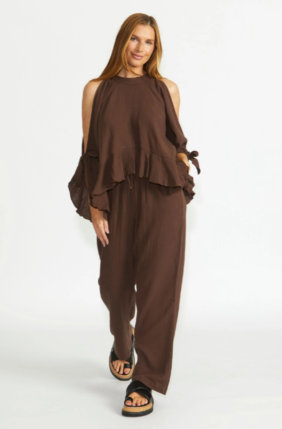 Claire Top | Chocolate