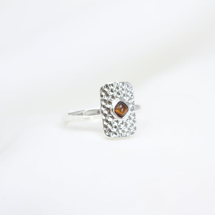 Clarity Ring | Sterling Silver with Tigers Eye