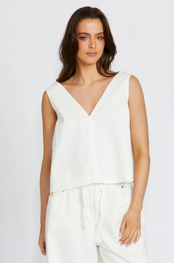 Cleo Top | Ecru