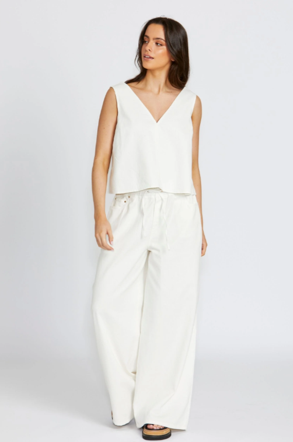 Cleo Top | Ecru