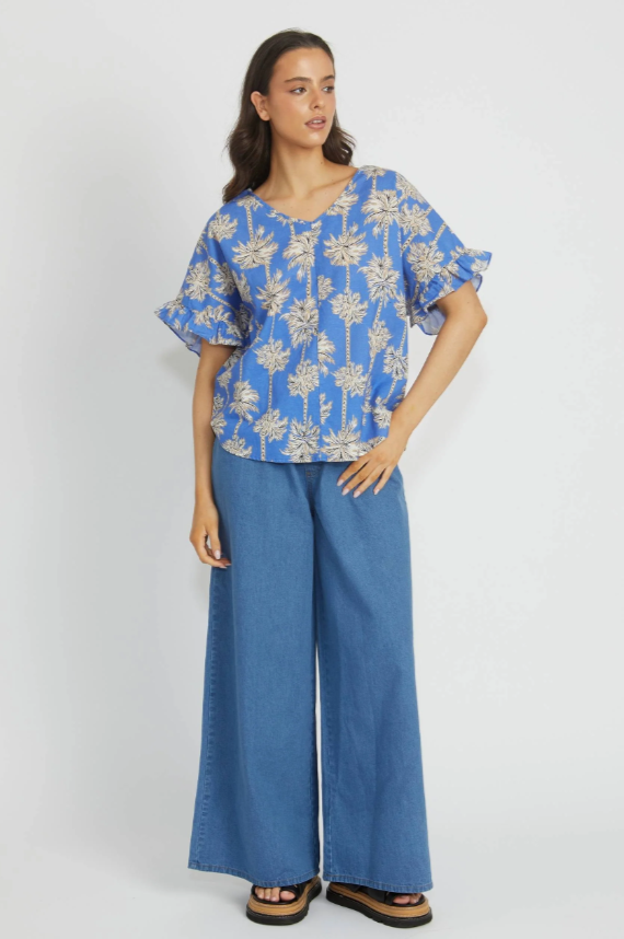 Ella Reversible Top | Palm