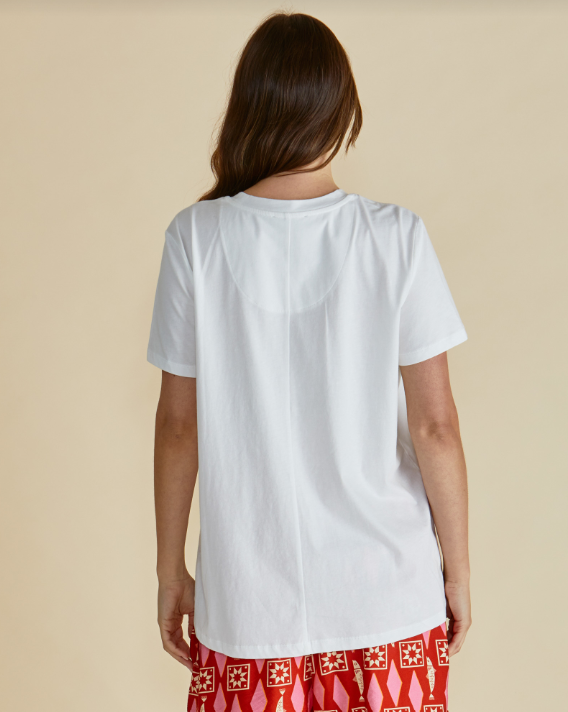 Ellia Crew Tee | Sardinia Print