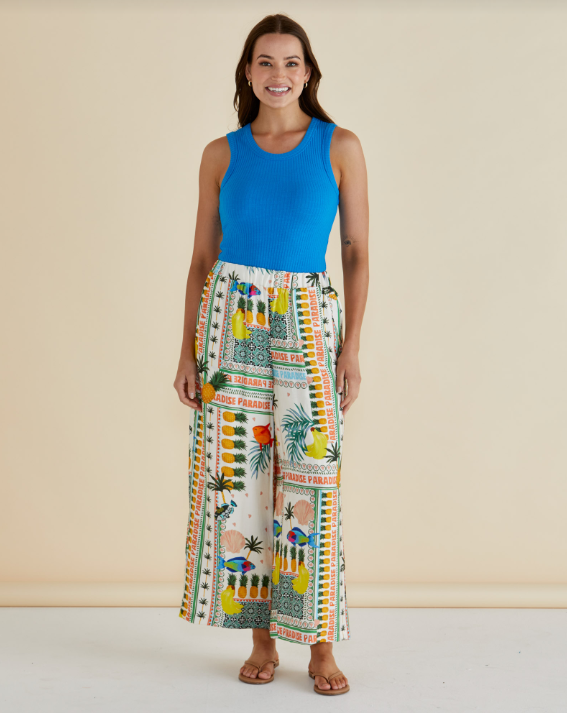 Francis Rib Tank | Blue