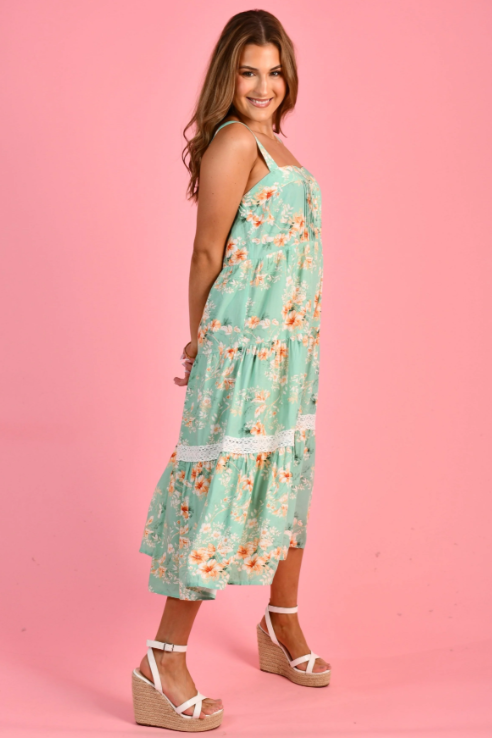 Garden Party Dress | Wasabi Wildflower