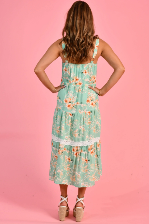 Garden Party Dress | Wasabi Wildflower